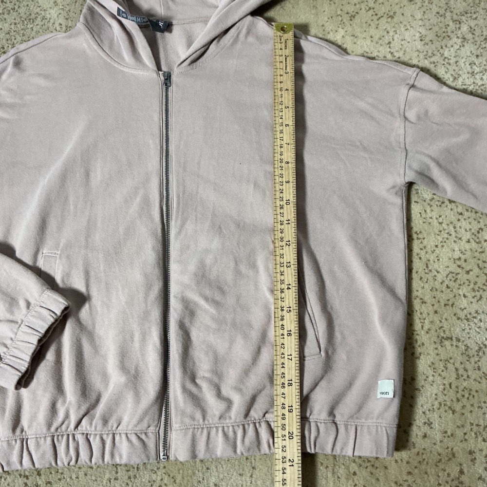 Vuori Laguna Full Zip Hoodie Mauve Pink Sweatshirt VW256 Womens S - Picture 3 of 6